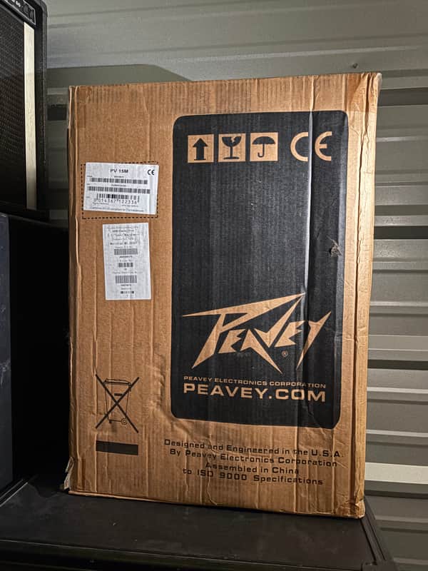 Peavey PV 12M 2-way Floor Monitor 2010s - Black image 1