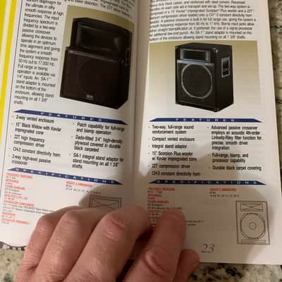 Peavey Sound Reinforcement Catalog 1992 image 7
