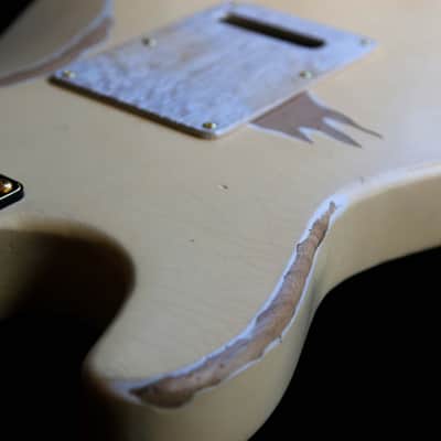 Build to Order GB Liuteria Traditional Strato White relic image 3