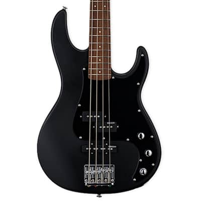 ESP LTD AP-204 Bass Guitar - Black Satin image 1