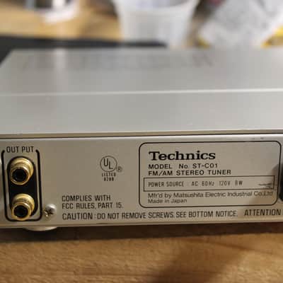 Restored Technics ST-C01 AM/FM Stereo Tuner image 11
