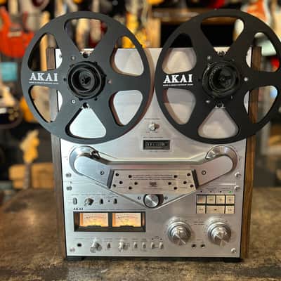 Akai GX-635D Vintage Silverface Reel-to-reel 4-track tape machine image 1
