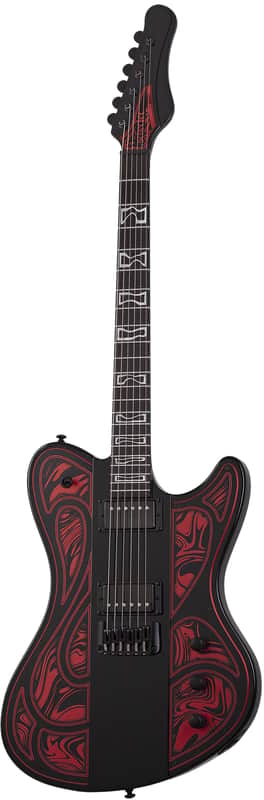 Schecter Ultra Przym Mercury Rose Gloss Black image 1