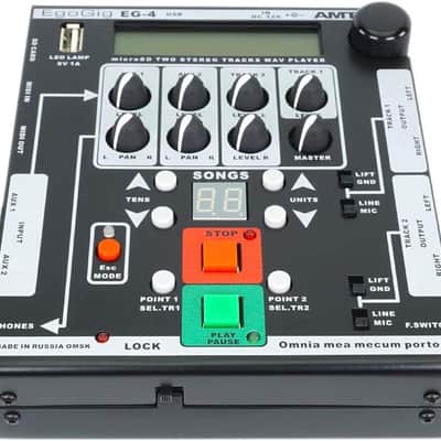 AMT Electronics EG-4 EgoGig Live Performance Multi-Track Audio Playback Player Backing Track System image 3