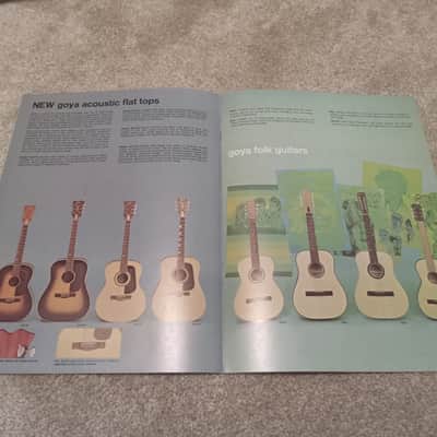 Vintage 1971 Goya Guitar Catalog! Rare, Original! Rangemaster! Original Case Candy, Paperwork! image 3