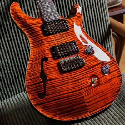 PRS Custom 24 Semi-Hollow Wood Library 10-Top image 1