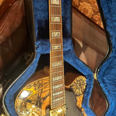 Ibanez Semi Hollow Body 2000-2005 - Natural - Old World Map image 3