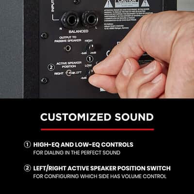M-Audio BX4 120-Watt Powered Desktop Computer Speakers/Studio Monitors! image 2