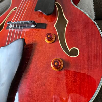Eastman AR503CE Carved Top Archtop w/upgraded pickup and original case - Free UK Shipping! image 4