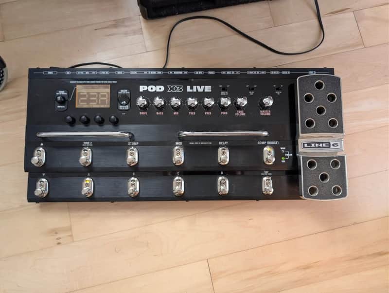 マリンゴールドLINE6 POD X3 LIVE マルチエフェクター マルチエフェクターLINE6 POD X3 LIVEレビュー!アンプモデルの種類も