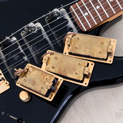 1980s Kramer Richie Sambora RS Jersey Star Black HHH Superstrat, 100% Original image 19