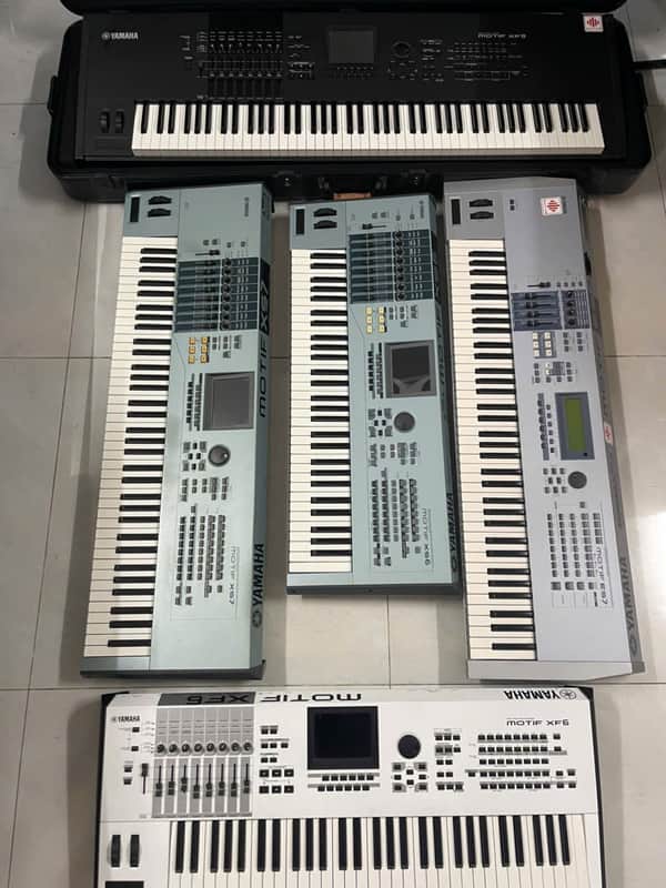 Yamaha Motif Legacy Collection | ES7, XS6, XS7, XF6 White, XF7 Black | Complete Workstation Bundle