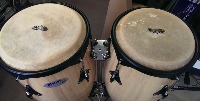 Mountain Rhythm Miami Natural Conga Set M1011B, Siam Oak, 10