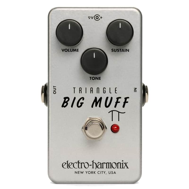 New Electro-Harmonix EHX Triangle Big Muff Pi Fuzz Distortion Sustainer Guitar Pedal image 1