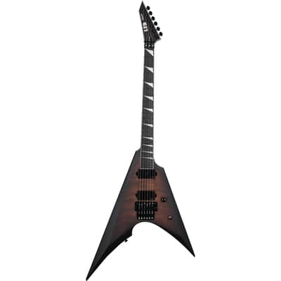ESP LTD Arrow-1000QM Electric Guitar, Dark Brown Sunburst image 4