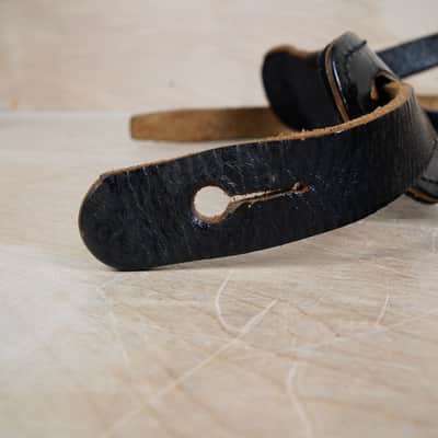 B.C. Rich Vintage Leather Style Strap Black image 7