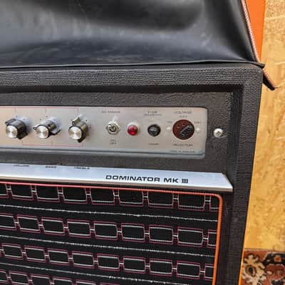 Vintage 1970s WEM Watkins Dominator MKIII MK3 Valve Guitar Amplifier 1x12 Combo image 3