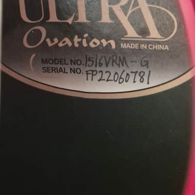 Ovation Pro Series Ultra 1516VRM-G 2025 - Vampira Red image 8
