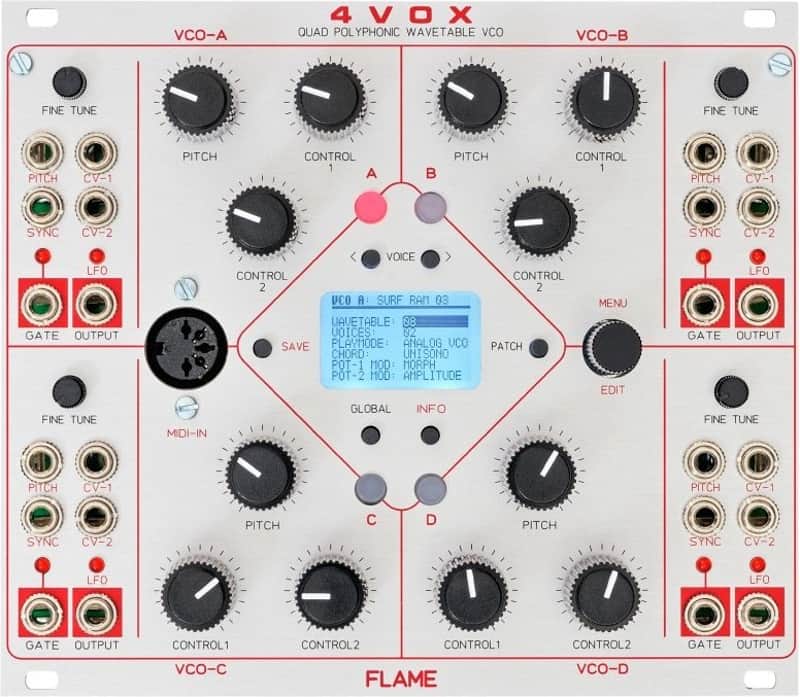 FLAME 4 VOX : BRAND NEW :  [DETROIT MODULAR] image 1