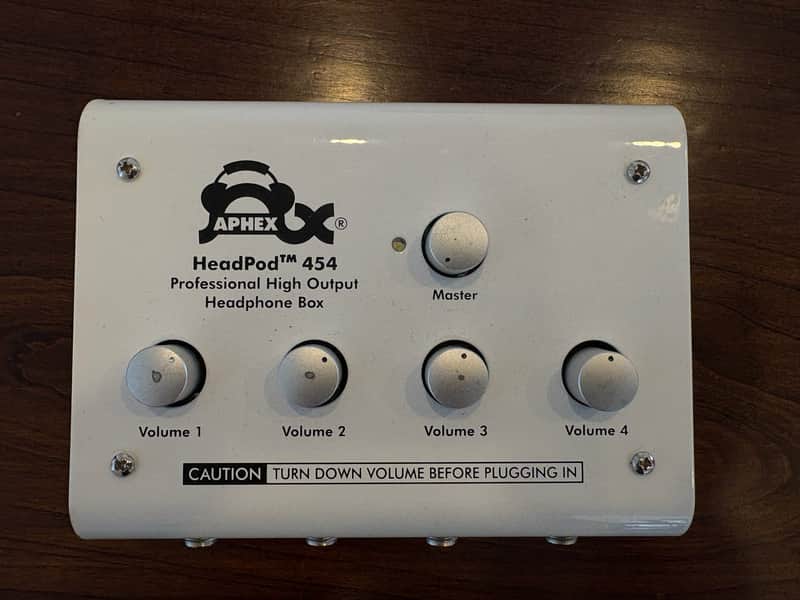 Aphex Headpod 4 4-Channel Headphone Amp 2010s - White image 1