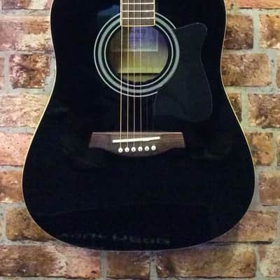 Ibanez V50NJP Black Dreadnought Acoustic Guitar image 1