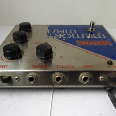 Vintage Electro Harmonix Deluxe Memory Man Echo Delay Effects Pedal BLUE FACE image 6