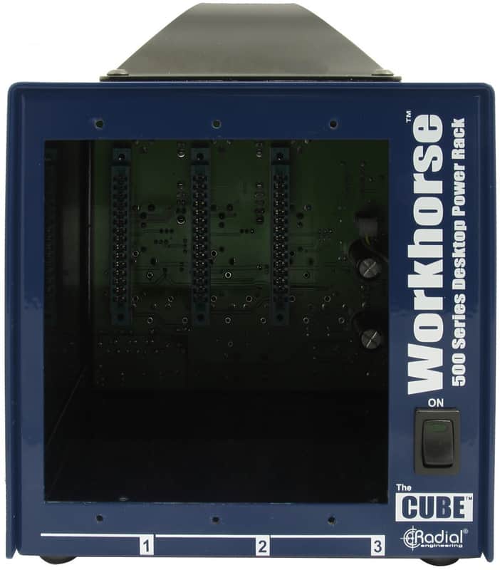 Radial Engineering Workhorse Cube 3-Slot 500 Series Power Rack image 1