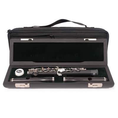 Pearl PFP-165 Piccolo w/Grenadilla Wave & Straight Headjoints USED image 3