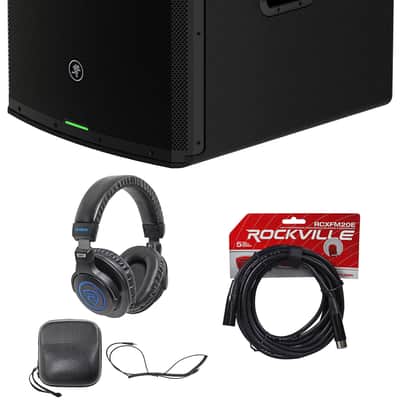Mackie SR18S 18” 1600W Powered Active DJ PA Subwoofer Sub+Headphones+XLR Cable image 1