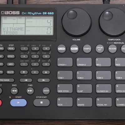 Repaired BOSS DR-660 Dr. Rhythm Drum Machine Roland TR808 New Internal Battery image 2