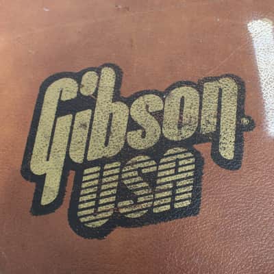 90s/00s Gibson 335 Semi Hollow Case Brown/Pink image 5