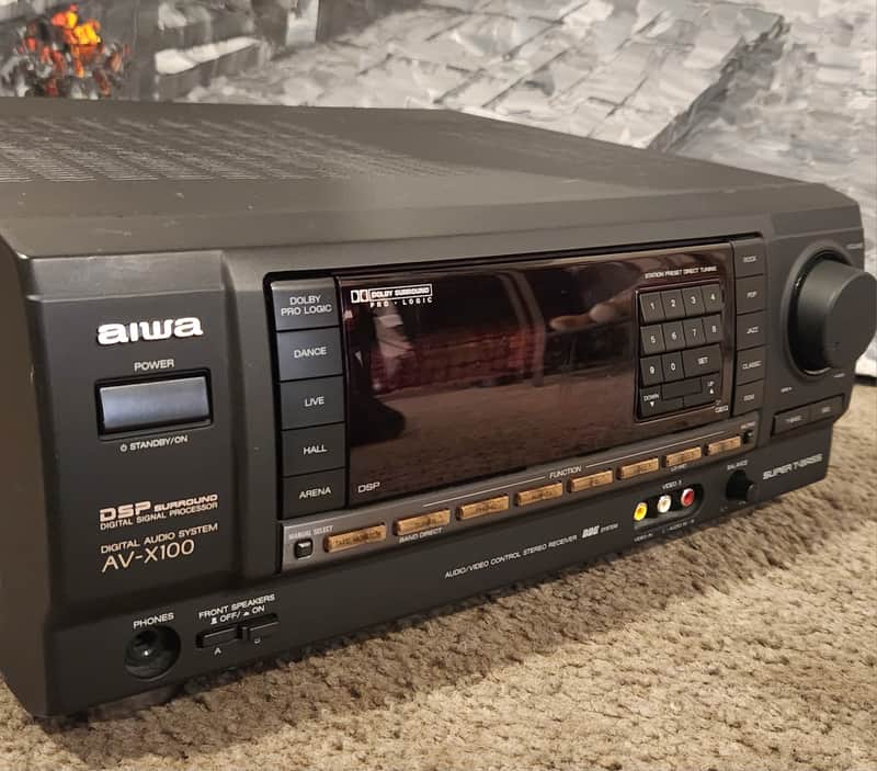 Amplificateur Stéréo Vintage Aiwa AV-X100 – Récepteur Surround – Occasion