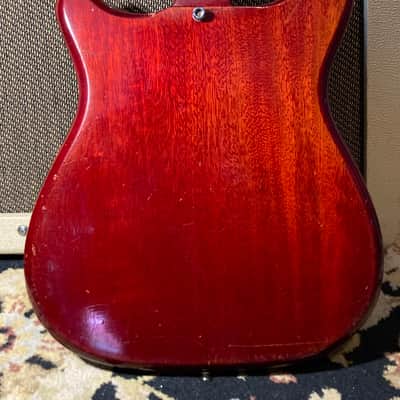 Epiphone Olympic Vintage Mahogany Under 6 lbs! Lollar P90–Les Paul Junior Jr Killer! 1965 - Cherry image 4
