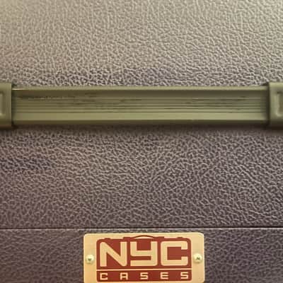 NYC Cases Custom Pedalboard 2023 - British Plum Tolex image 2