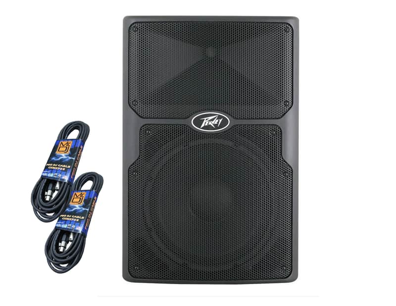 Peavey PVXP15 DSP 15 inch Powered Speaker 800W 15" Powered Speaker with 1.4" Compression Driver,+ Free Mr. Dj XLR Cables image 1