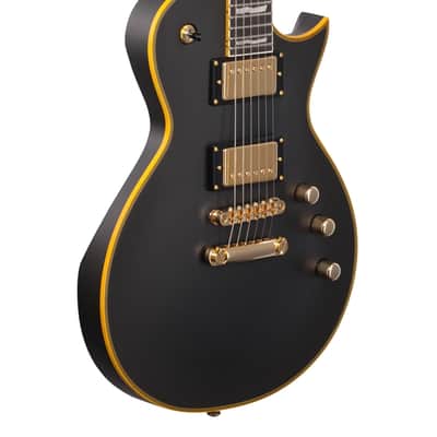 ESP LTD EC1000 Electric Guitar Vintage Black with Seymour Duncans image 4