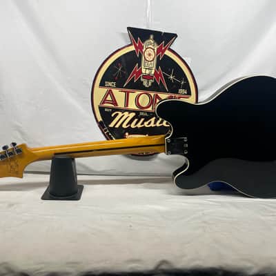 Fender Starcaster Semi-Hollow Body Electric Guitar - Black image 8