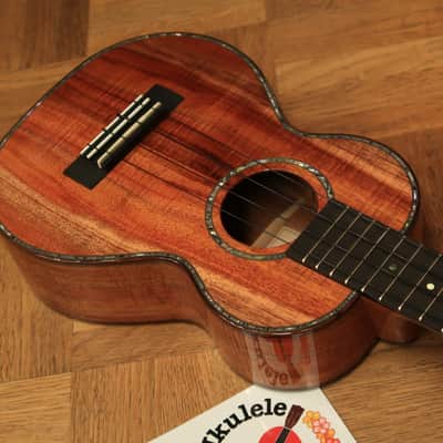 Kamaka HF 2D2I 100 Custom Slot head Concert Ukulele with Paua Shell Binding #3217 2016 Gloss Finish image 18