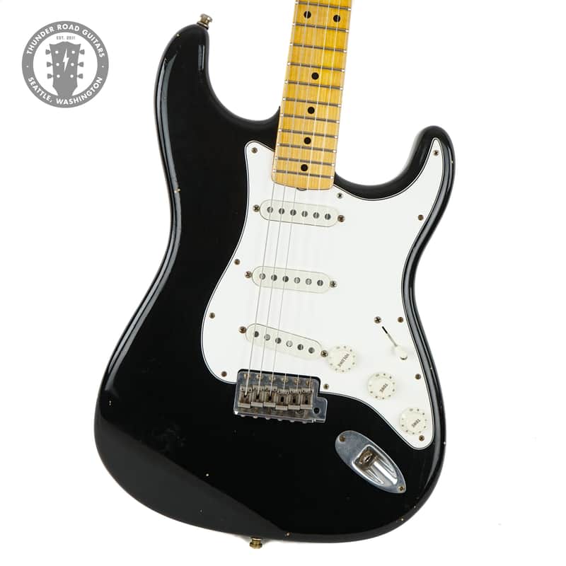 2016 Fender Custom Shop Post Modern Stratocaster Journeyman Relic Black image 1