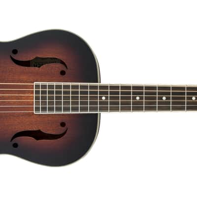 Gretsch G9241 Alligator Round Neck Resonator Acoustic Electric Guitar image 2