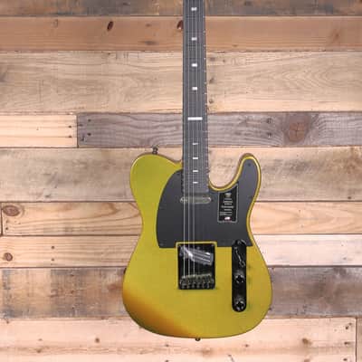 Fender 75th Anniversary American Ultra II Telecaster Electric Guitar Liquid Gold w/ Case image 4