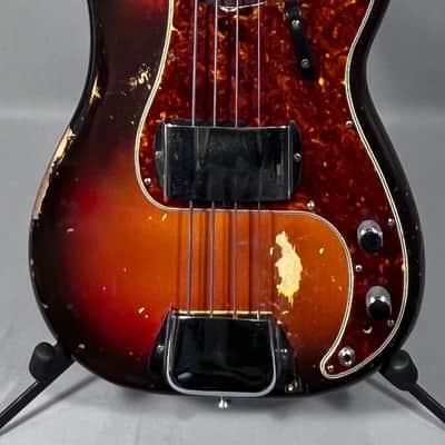 1961 Fender Precision Bass Sunburst w/ Rosewood Fingerboard image 5