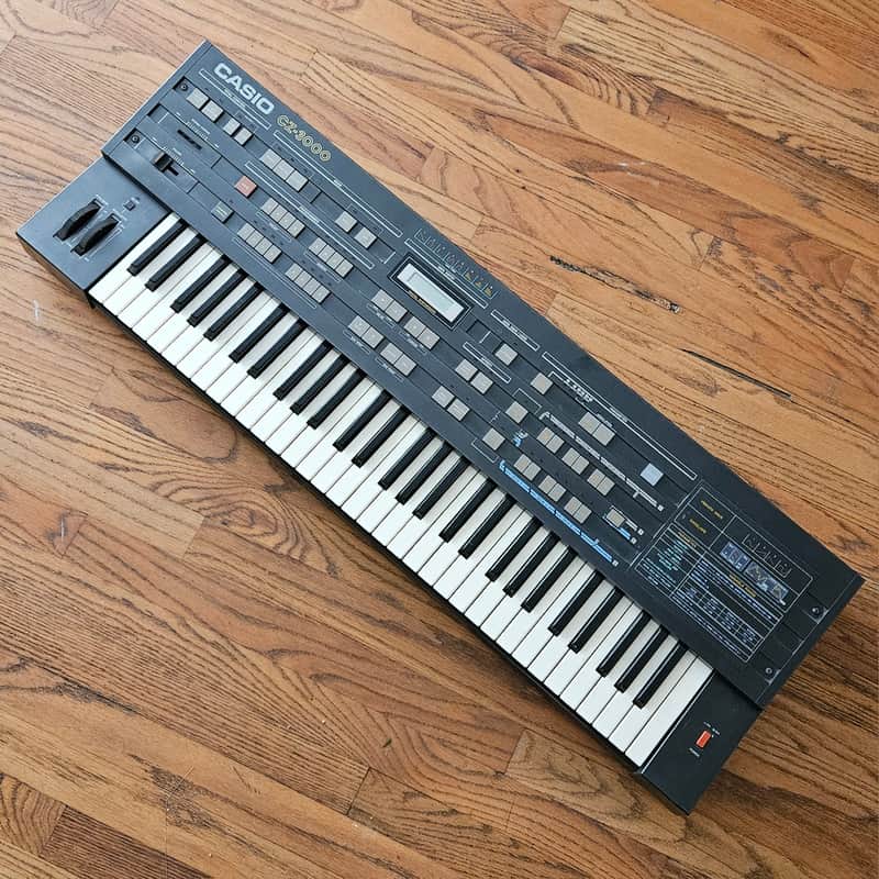 Casio CZ-3000 61-Key Synthesizer 1986 - Black image 1