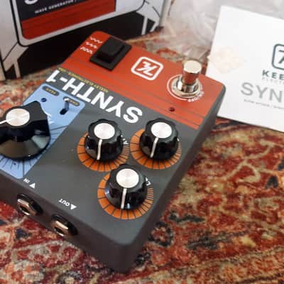 Keeley Synth 1 Reverse Attack Fuzz Wave Generator 2019 - Present - Grey / Red / Blue image 4