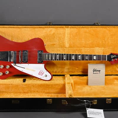 Gibson Firebird V 1963 Maestro Cardinal Red Light Aged image 2