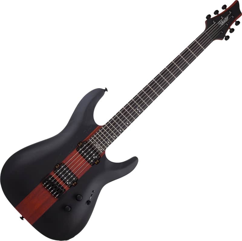 Schecter C-1 Rob Scallon guitar in Satin Dark Roast