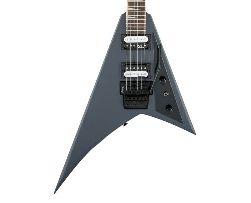 Used Jackson JS Series Rhoads JS32 - Satin Gray w/ Amaranth FB image 1
