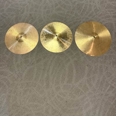 2 Piece Brass Cymbal Pack - 14" Hi-Hats & 16" Crash image 1