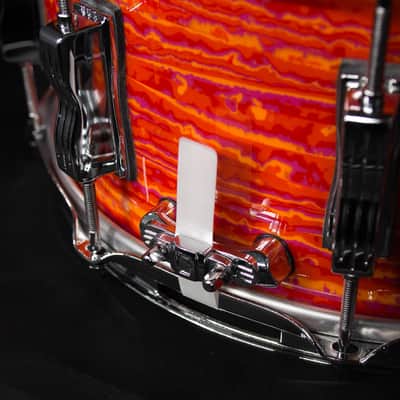 Ludwig 14" x 6.5" Classic Maple Snare Drum, Mod Orange image 4