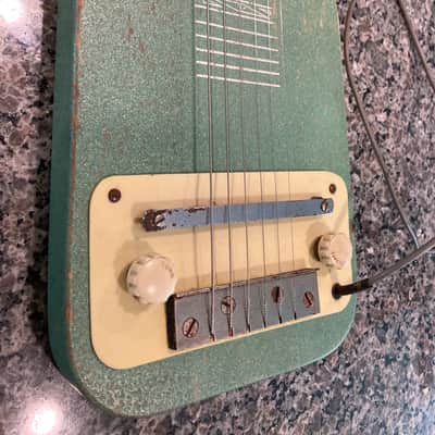 Kay Lap Steel Guitar Late 1950s-Early 1960s - Seafoam Green image 2